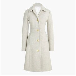 J Crew Wool-blend lady day coat in gray 22